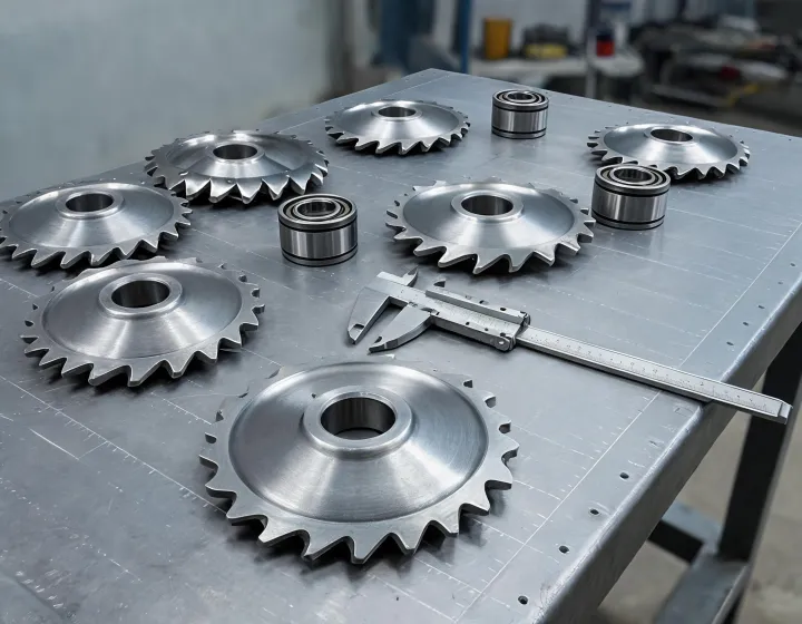Disc blades and bearing components