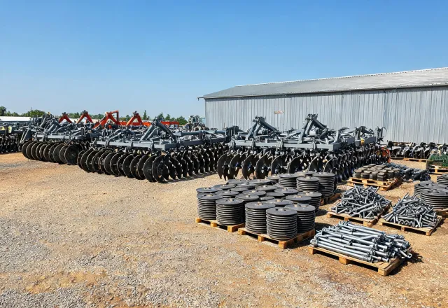 Agricultural equipment distributor yard